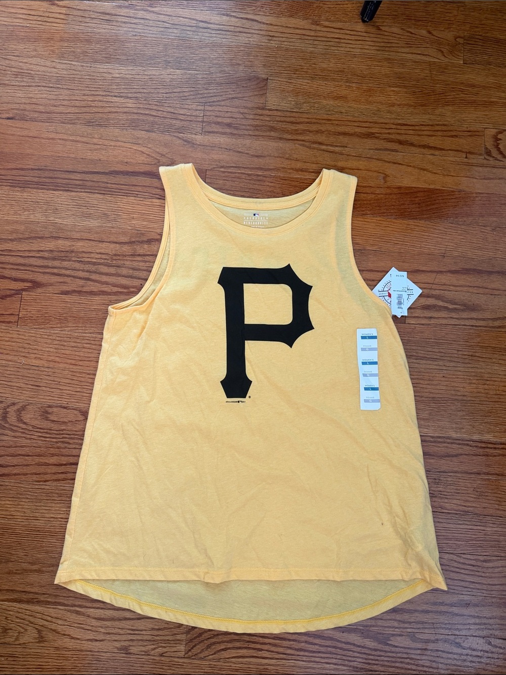 Pittsburgh Pirates Yellow Tank Top